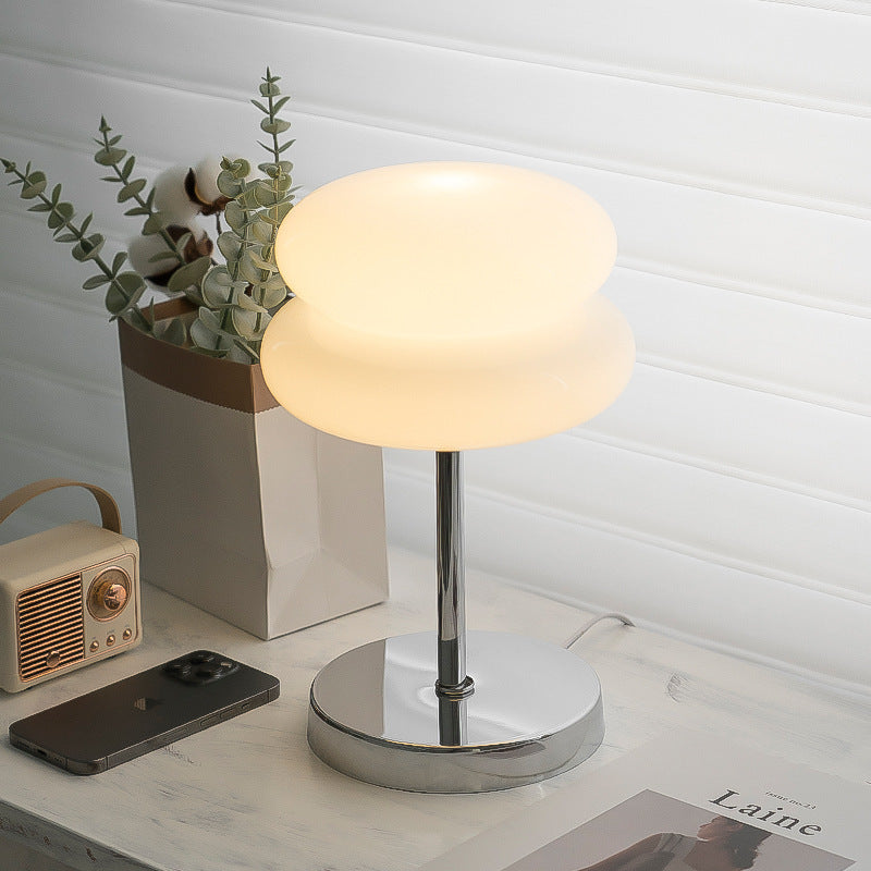 Glass Table Lamp | Macaron Colour Bedside Lamp | Bedroom & Living Room | E27 | Lologe