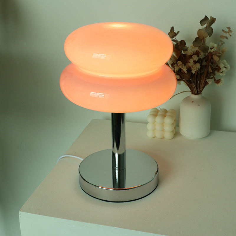 Glass Table Lamp | Macaron Colour Bedside Lamp | Bedroom & Living Room | E27 | Lologe