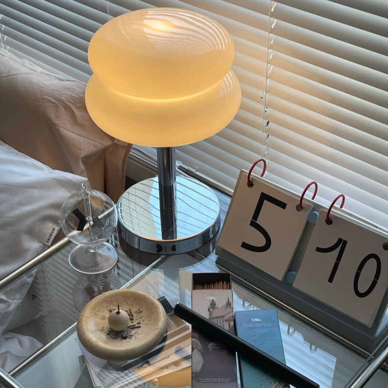 Glass Table Lamp | Macaron Colour Bedside Lamp | Bedroom & Living Room | E27 | Lologe