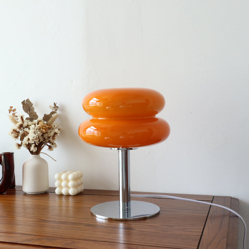 Glass Table Lamp | Macaron Colour Bedside Lamp | Bedroom & Living Room | E27 | Lologe