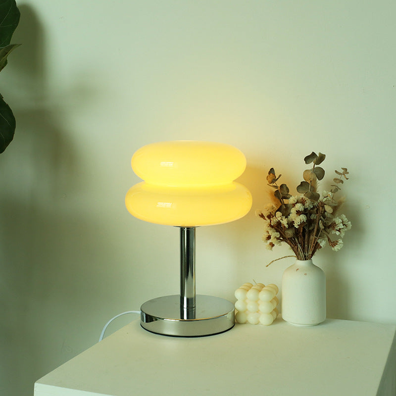 Glass Table Lamp | Macaron Colour Bedside Lamp | Bedroom & Living Room | E27 | Lologe