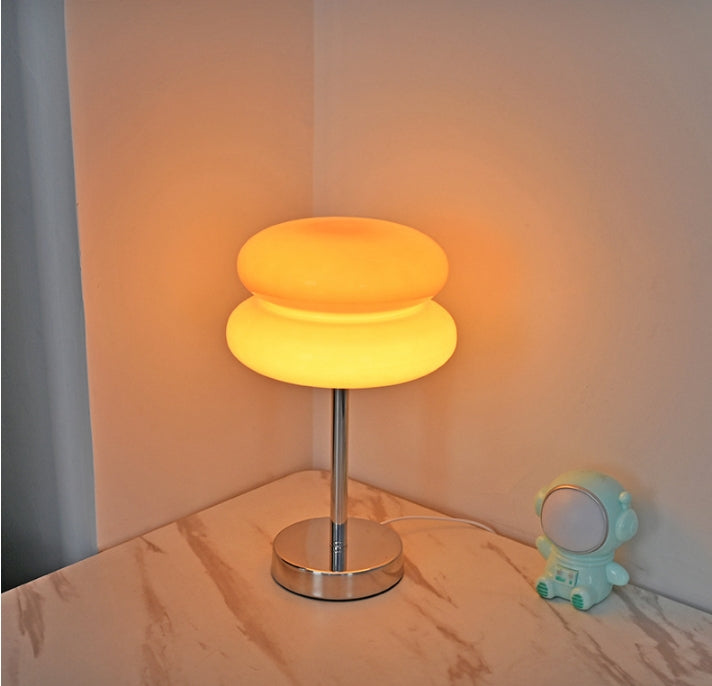 Glass Table Lamp | Macaron Colour Bedside Lamp | Bedroom & Living Room | E27 | Lologe