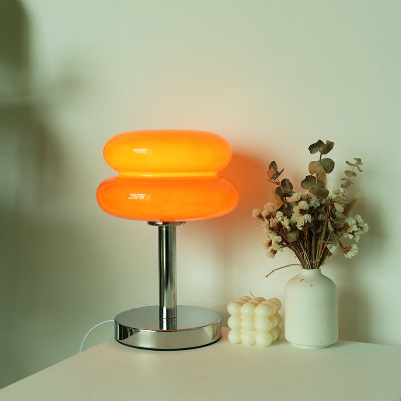 Glass Table Lamp | Macaron Colour Bedside Lamp | Bedroom & Living Room | E27 | Lologe