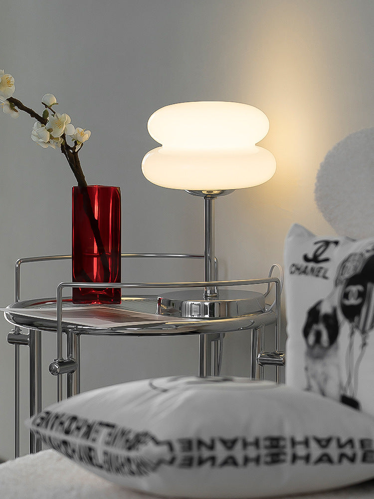 Glass Table Lamp | Macaron Colour Bedside Lamp | Bedroom & Living Room | E27 | Lologe