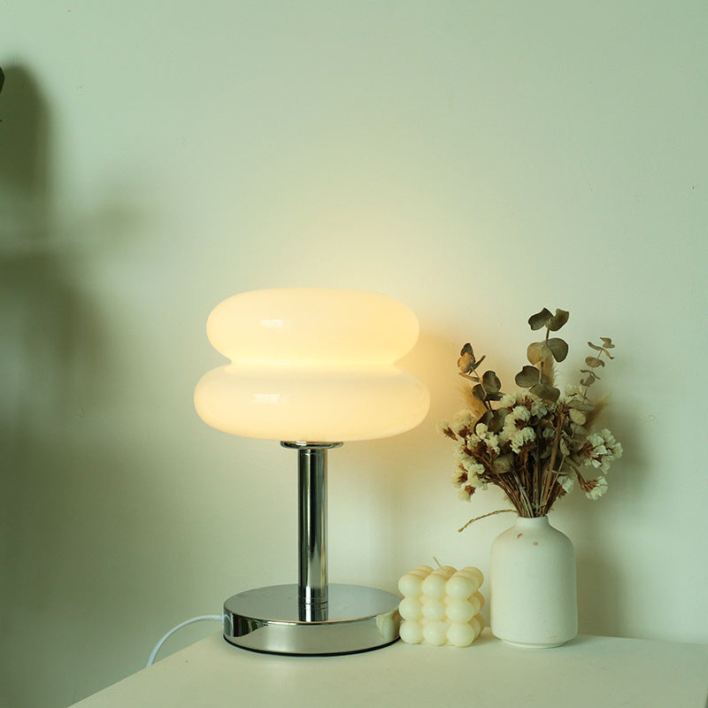 Glass Table Lamp | Macaron Colour Bedside Lamp | Bedroom & Living Room | E27 | Lologe