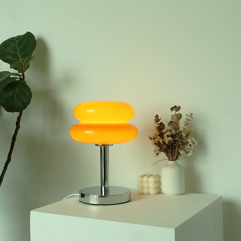 Glass Table Lamp | Macaron Colour Bedside Lamp | Bedroom & Living Room | E27 | Lologe