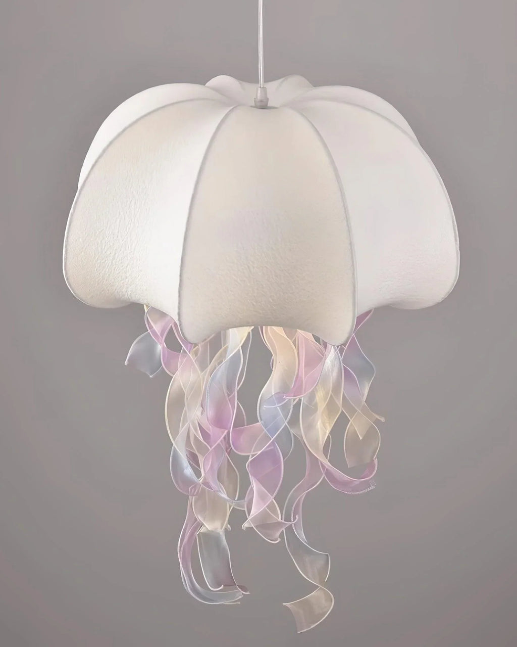 Jellyfish Pendant Light | White Fabric Modern Ceiling Lamp for Living Room | Lologe