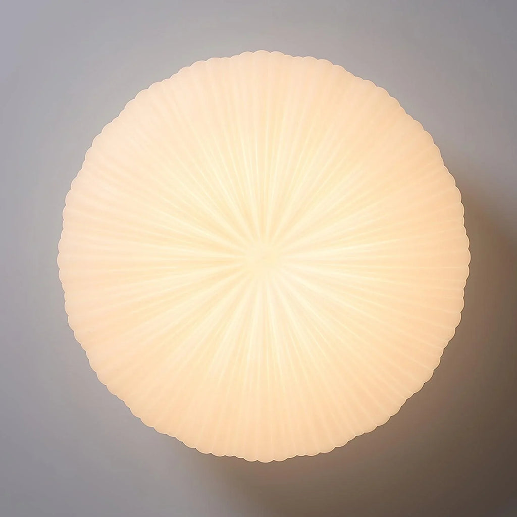 Round Ceiling Light | Bedroom Living Room Shell-Inspired Minimalist Design | Lologe