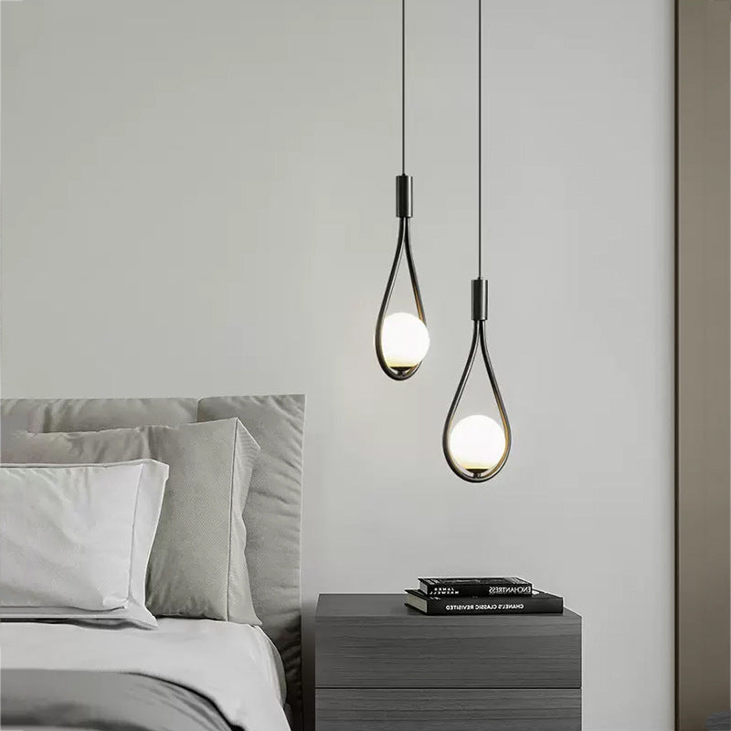 Glass Globe Pendant Light | Modern Ceiling Lighting for Dining Room & Kitchen | Lologe