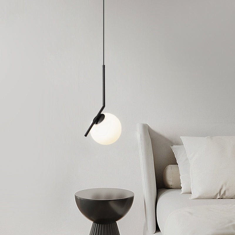Glass Globe Pendant Light | Modern Ceiling Lighting for Dining Room & Kitchen | Lologe