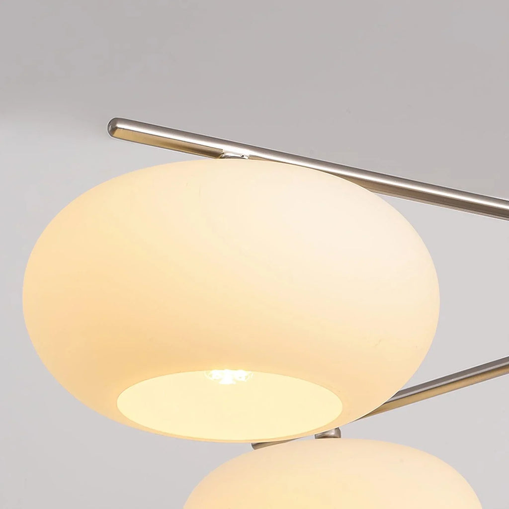 Modern 5-Light Chandelier | Minimalist Ceiling Fixture for Dining Room | Lologe