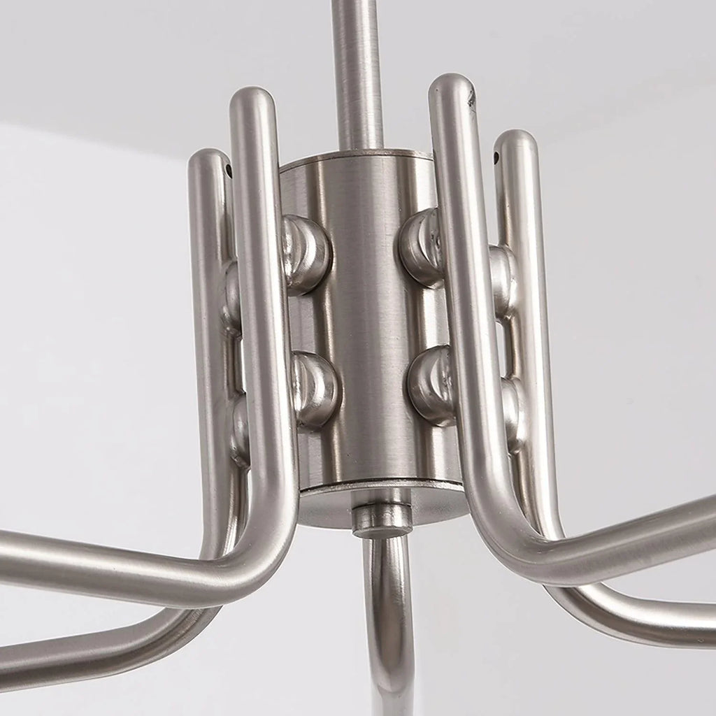 Modern 5-Light Chandelier | Minimalist Ceiling Fixture for Dining Room | Lologe