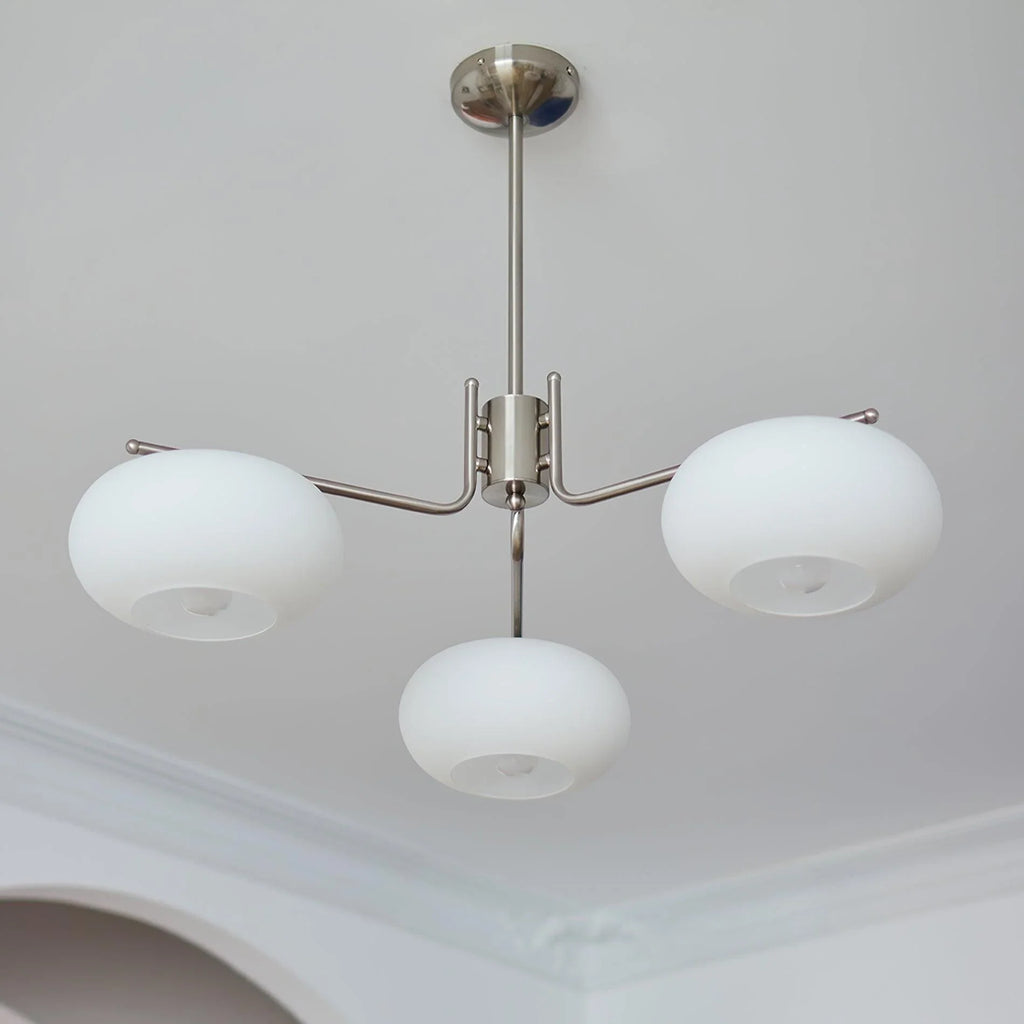 Modern 5-Light Chandelier | Minimalist Ceiling Fixture for Dining Room | Lologe