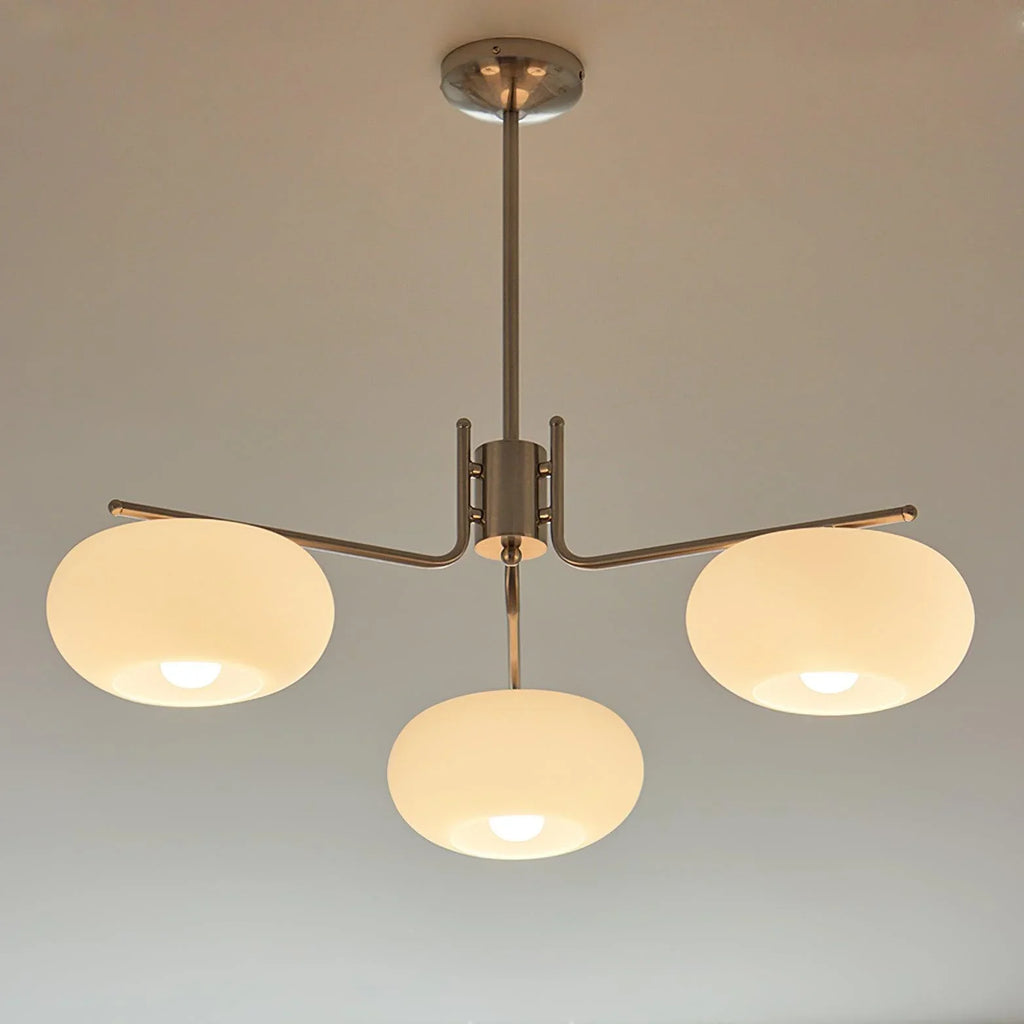 Modern 5-Light Chandelier | Minimalist Ceiling Fixture for Dining Room | Lologe
