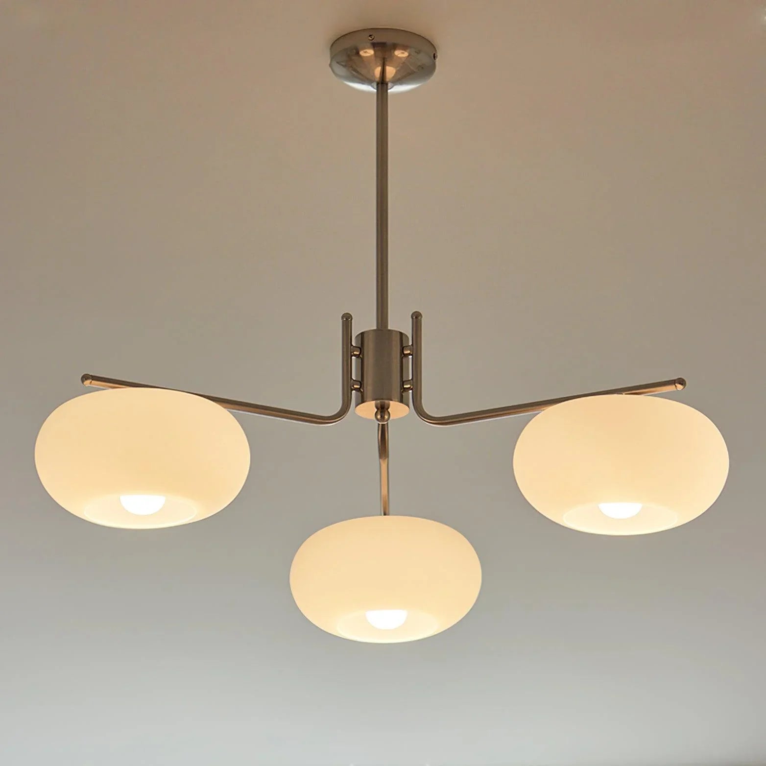 Modern 5-Light Chandelier | Minimalist Ceiling Fixture for Dining Room | Lologe