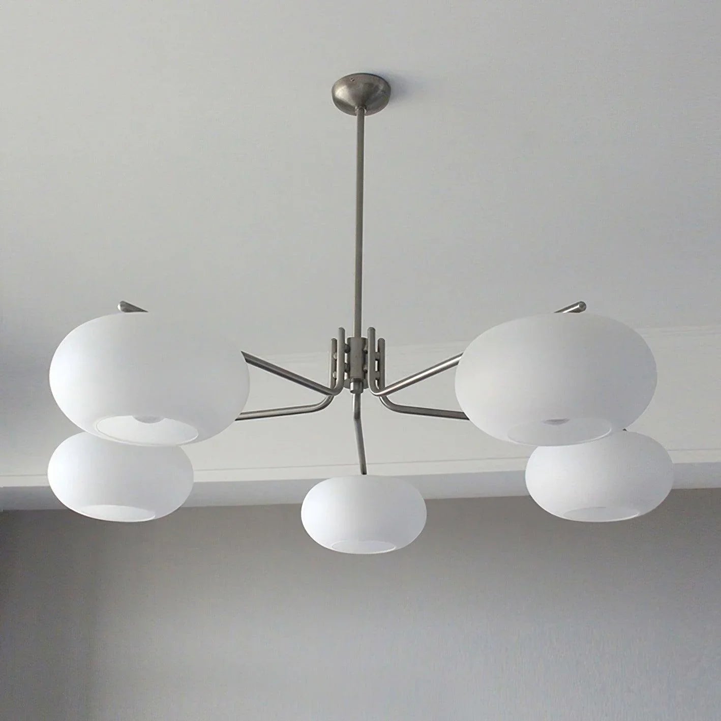Modern 5-Light Chandelier | Minimalist Ceiling Fixture for Dining Room | Lologe