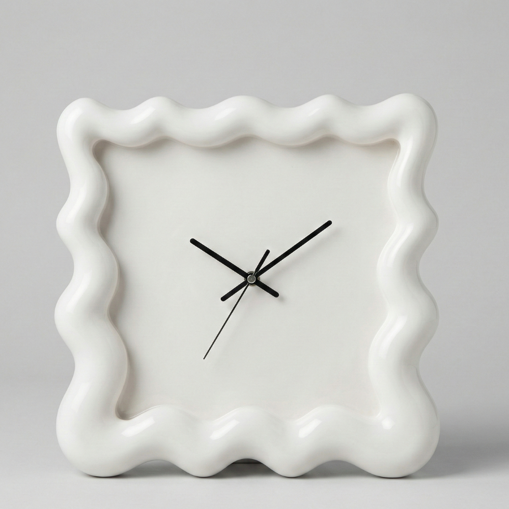 Modern Wall Clock | Silent Quartz | Minimalist Design | Battery Operated | Home Decor | Lologe