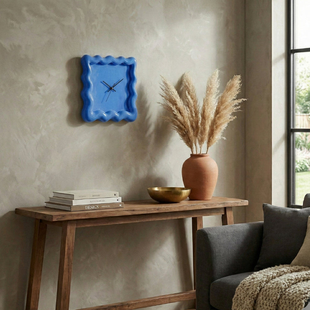Modern Wall Clock | Silent Quartz | Minimalist Design | Battery Operated | Home Decor | Lologe