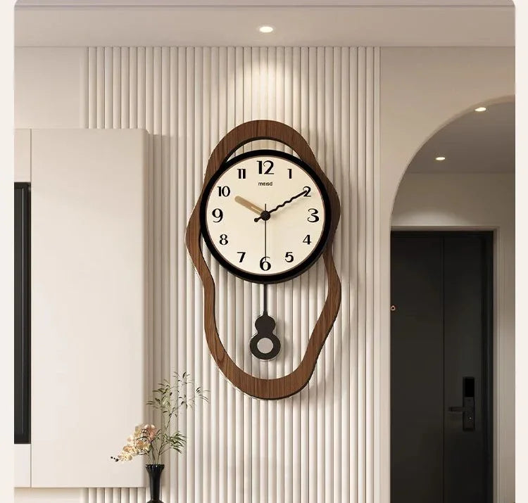 Modern Wood Wall Clock | Silent Operation | Minimalist Design | Scandinavian Home Decor | Lologe