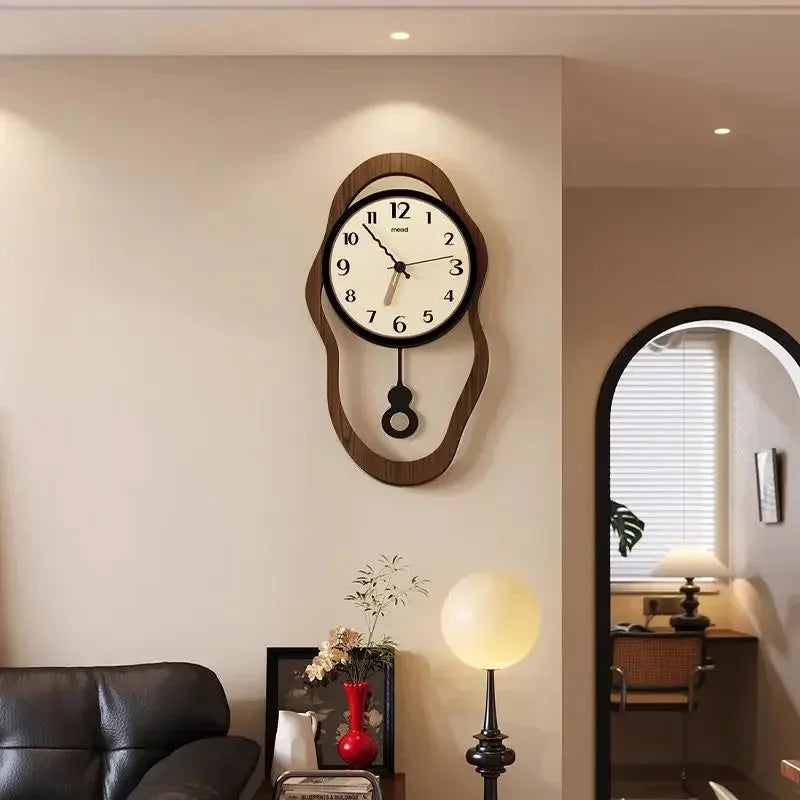 Modern Wood Wall Clock | Silent Operation | Minimalist Design | Scandinavian Home Decor | Lologe