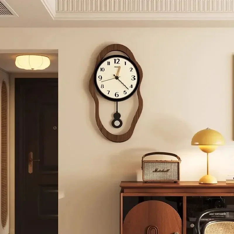 Modern Wood Wall Clock | Silent Operation | Minimalist Design | Scandinavian Home Decor | Lologe