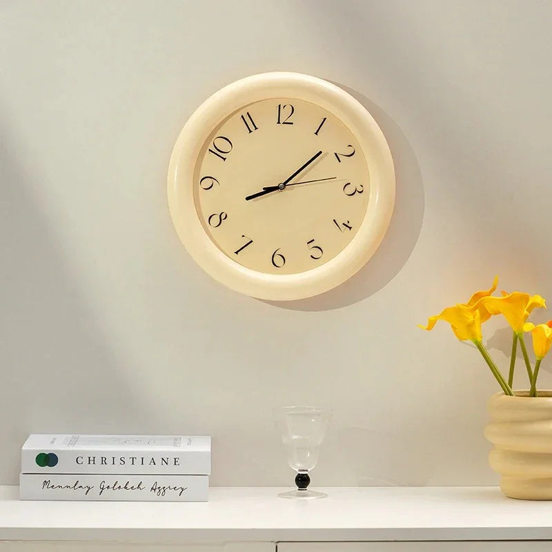 Modern Wood Wall Clock | Silent Sweep Movement | Minimalist Scandinavian Home Decor | Lologe
