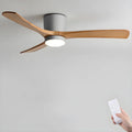 Wood Ceiling Fan Light | Nordic Style LED Fixture for Bedroom & Living Room | Lologe