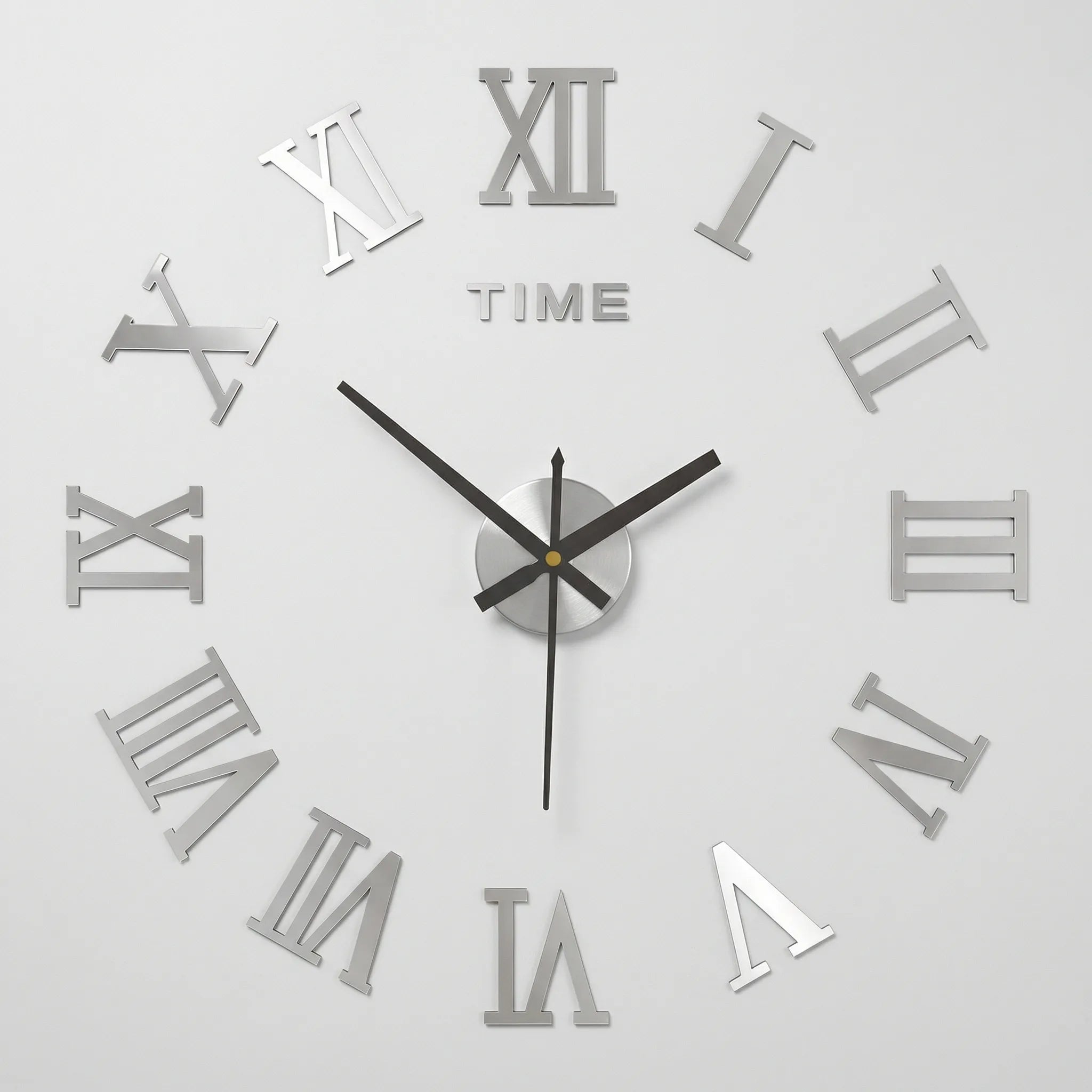 Numerovex - Large Round Roman Numeral Wall Clock- Modern Wall Decoration