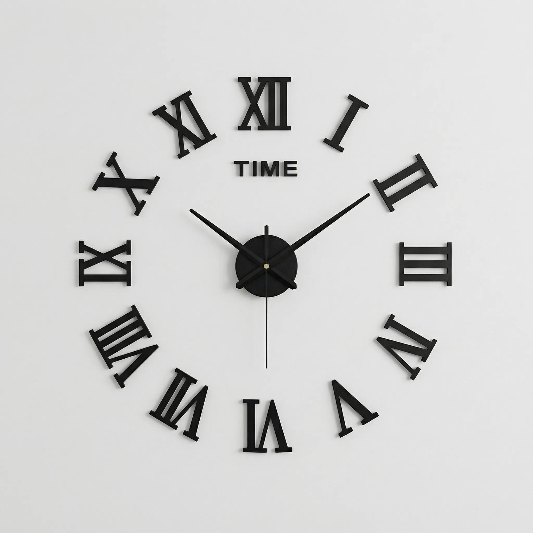 Numerovex - Large Round Roman Numeral Wall Clock- Modern Wall Decoration
