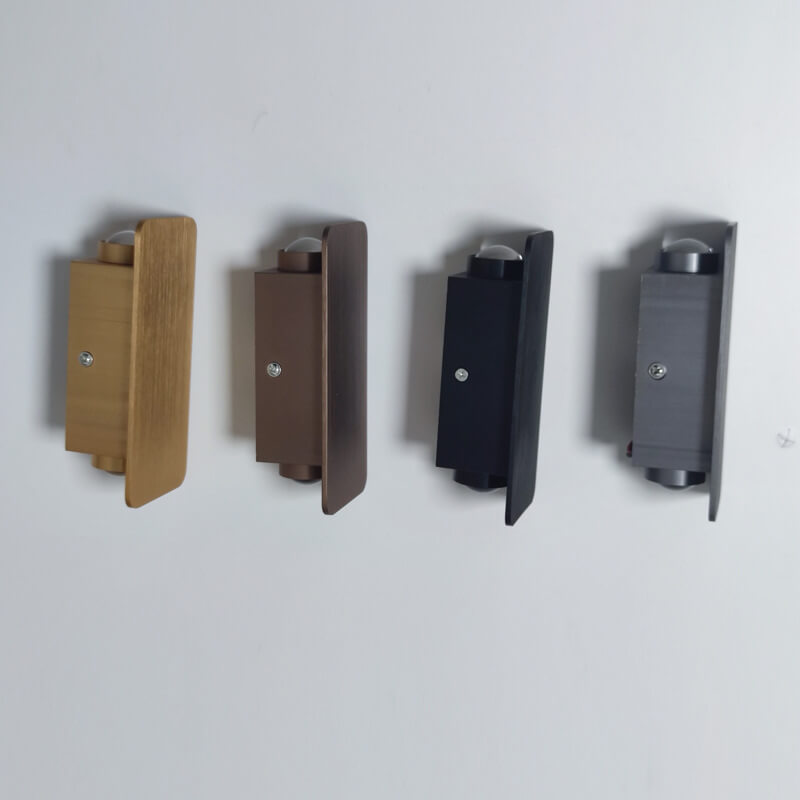 LED Wall Sconce for Hallway | Aluminum Rectangular 2-Light Minimalist Design | Lologe