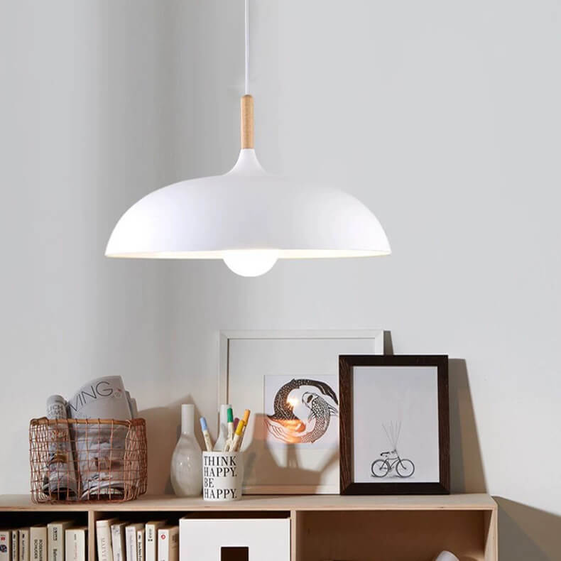Modern Dome Pendant Light | Warm Minimalist Ambience | Lologe