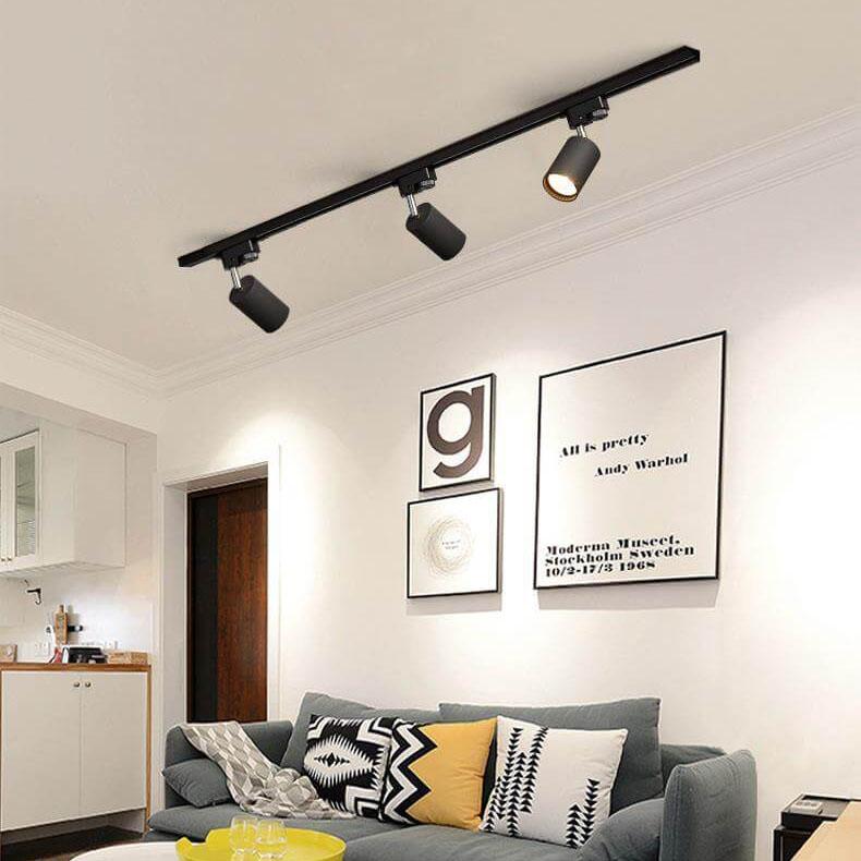 LED Flush Mount Track Lighting for Living Room Modern Tubular Multi-Light | Lologe