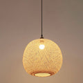 Bamboo Pendant Light for Dining Room | Woven Beige Japanese Style | Lologe