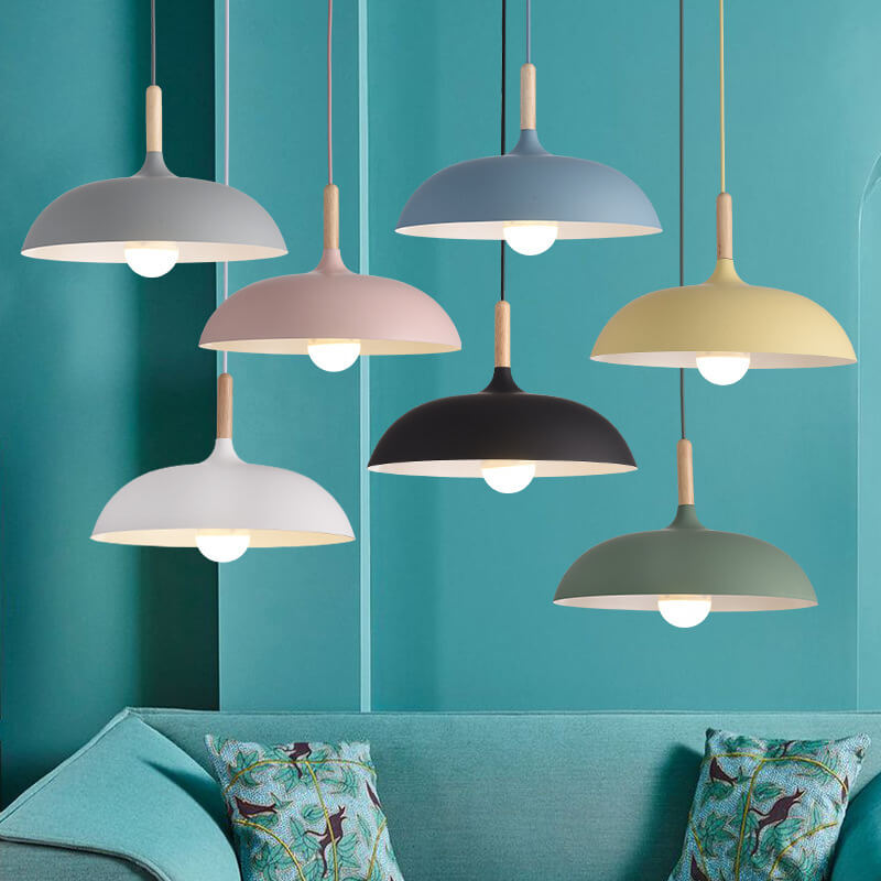 Modern Dome Pendant Light | Warm Minimalist Ambience | Lologe