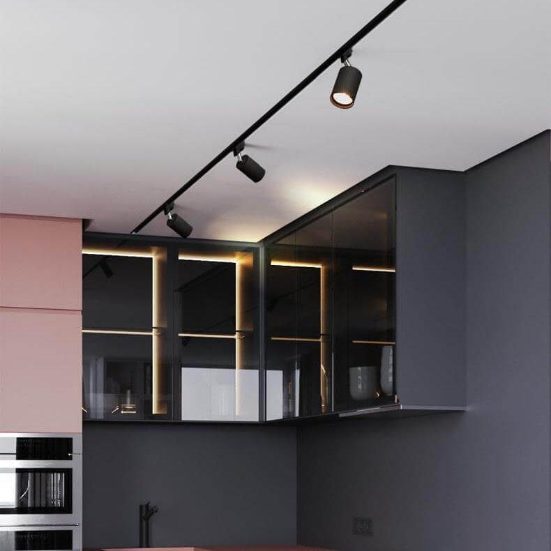 LED Flush Mount Track Lighting for Living Room Modern Tubular Multi-Light | Lologe