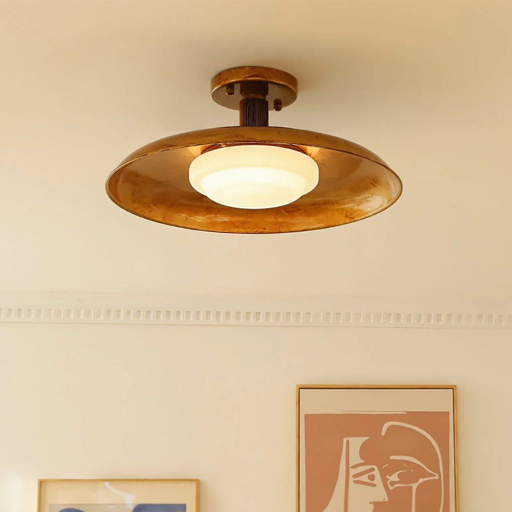 Modern Ceiling Light | Minimalist Flush Mount Lighting for Bedroom & Living Room | Lologe