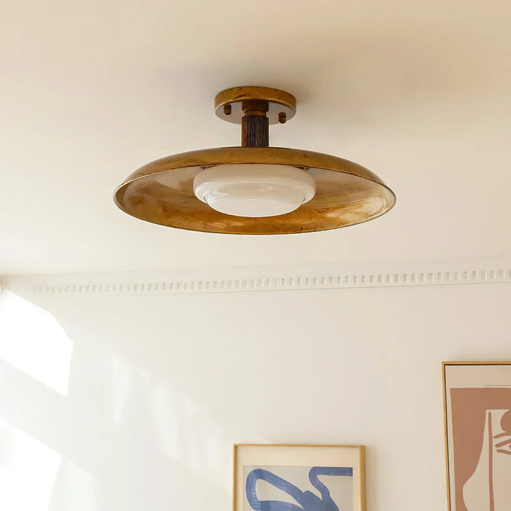 Modern Ceiling Light | Minimalist Flush Mount Lighting for Bedroom & Living Room | Lologe