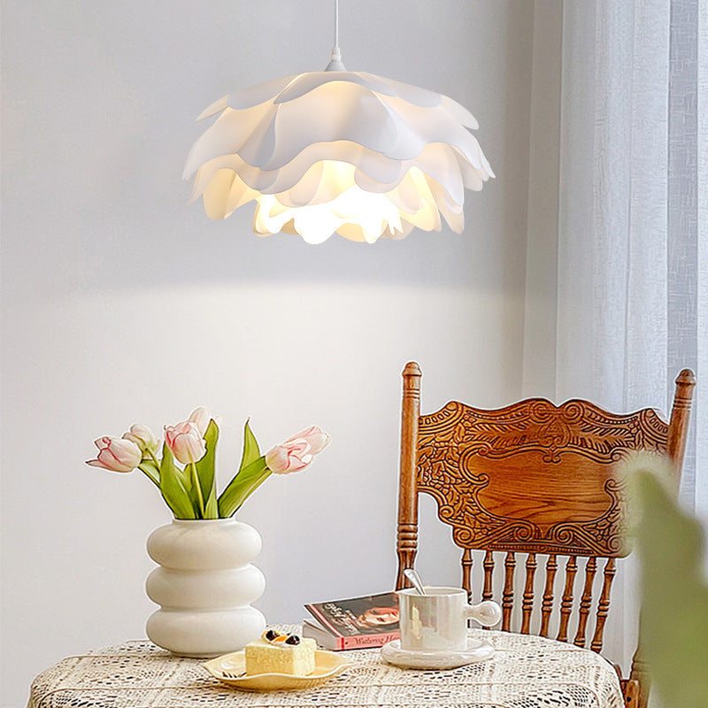 Flower Pendant Light | Living Room White Acrylic Modern Ceiling Lamp | Lologe