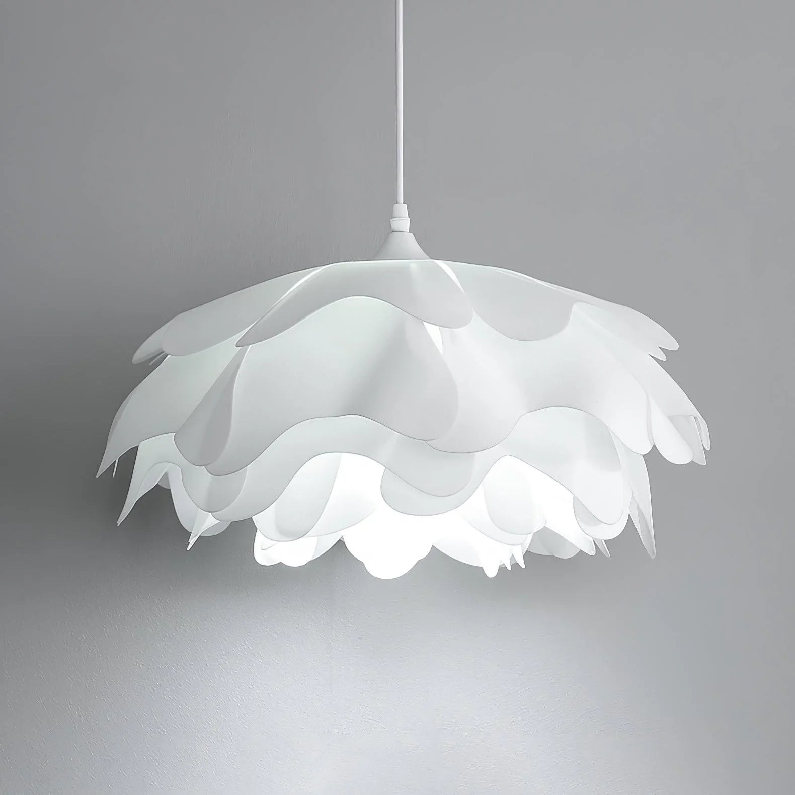 Flower Pendant Light | Living Room White Acrylic Modern Ceiling Lamp | Lologe