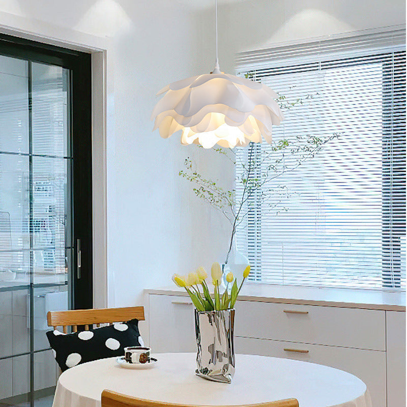 Flower Pendant Light | Living Room White Acrylic Modern Ceiling Lamp | Lologe
