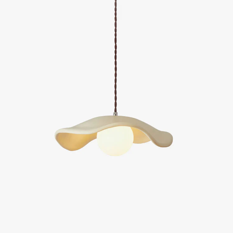 Resin Pendant Light | Modern Hat-Shaped Ceiling Lighting for Dining Room | Lologe