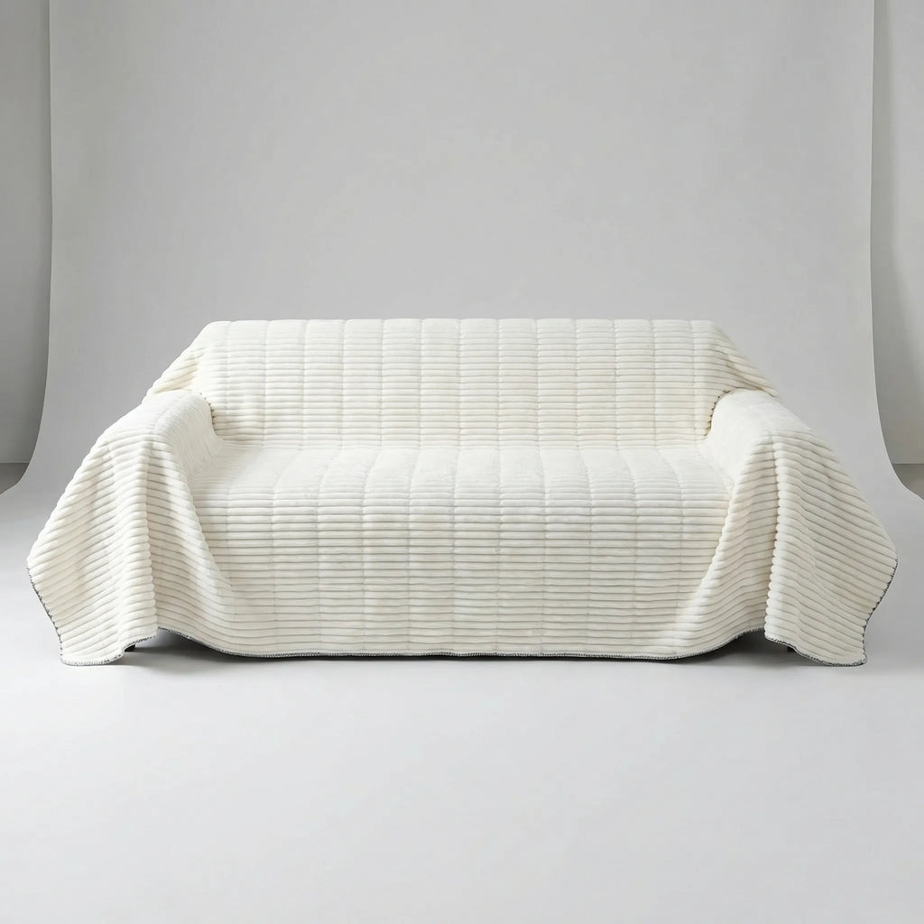 Ribelleve - Ribbed Sofa Throw Cover