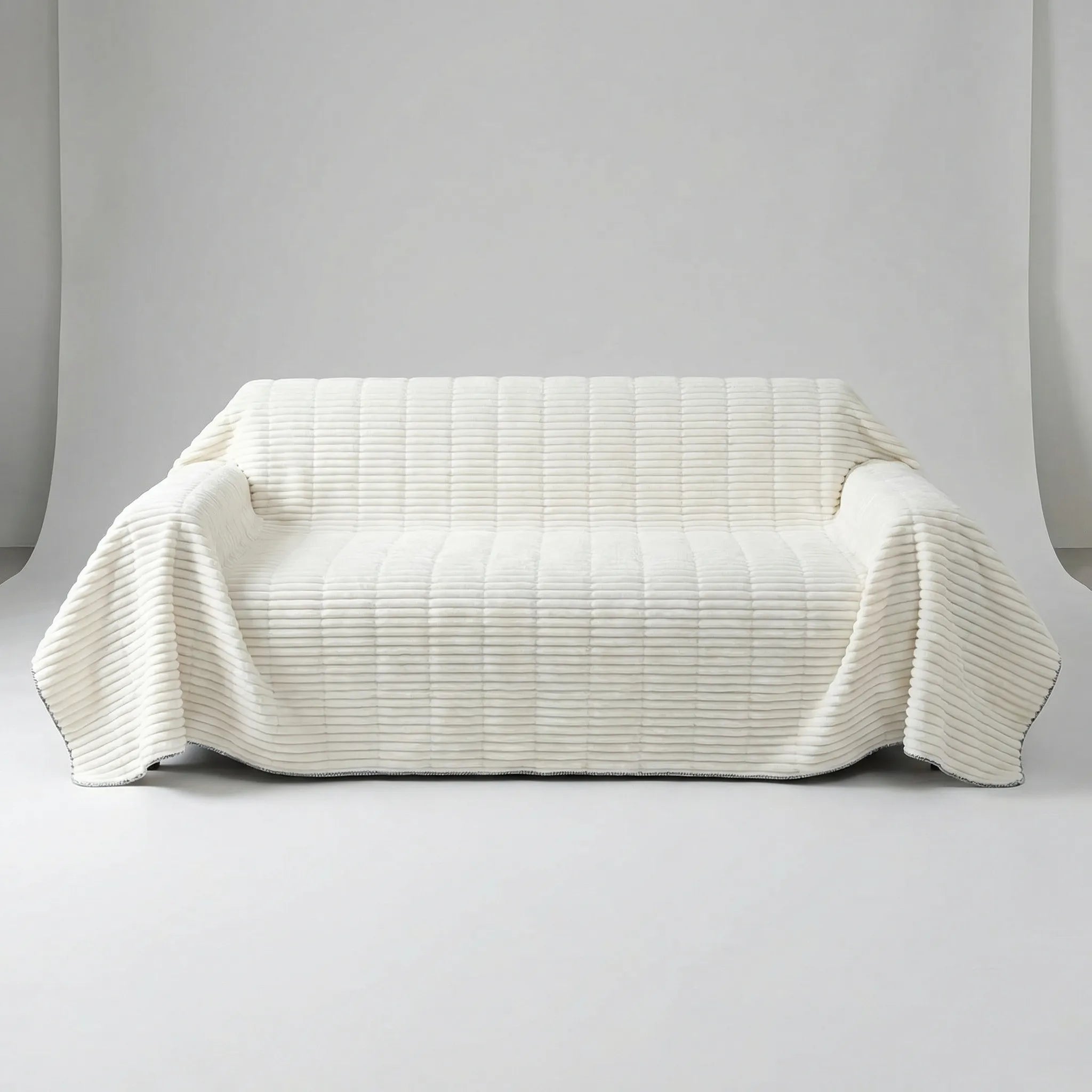 Ribelleve - Ribbed Sofa Throw Cover