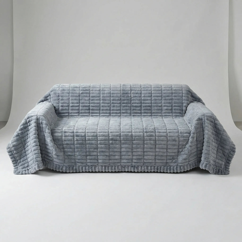 Ribelleve - Ribbed Sofa Throw Cover