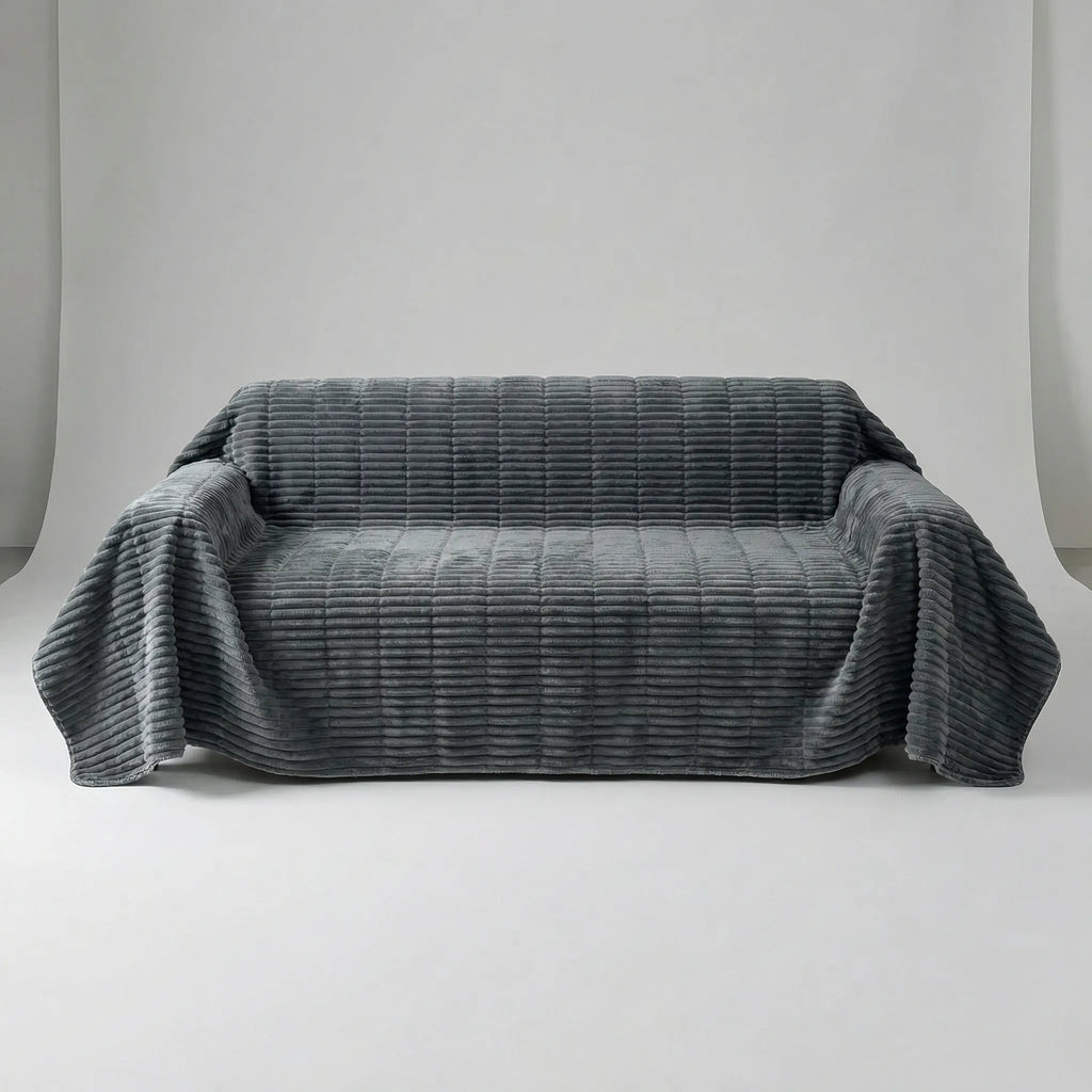 Ribelleve - Ribbed Sofa Throw Cover