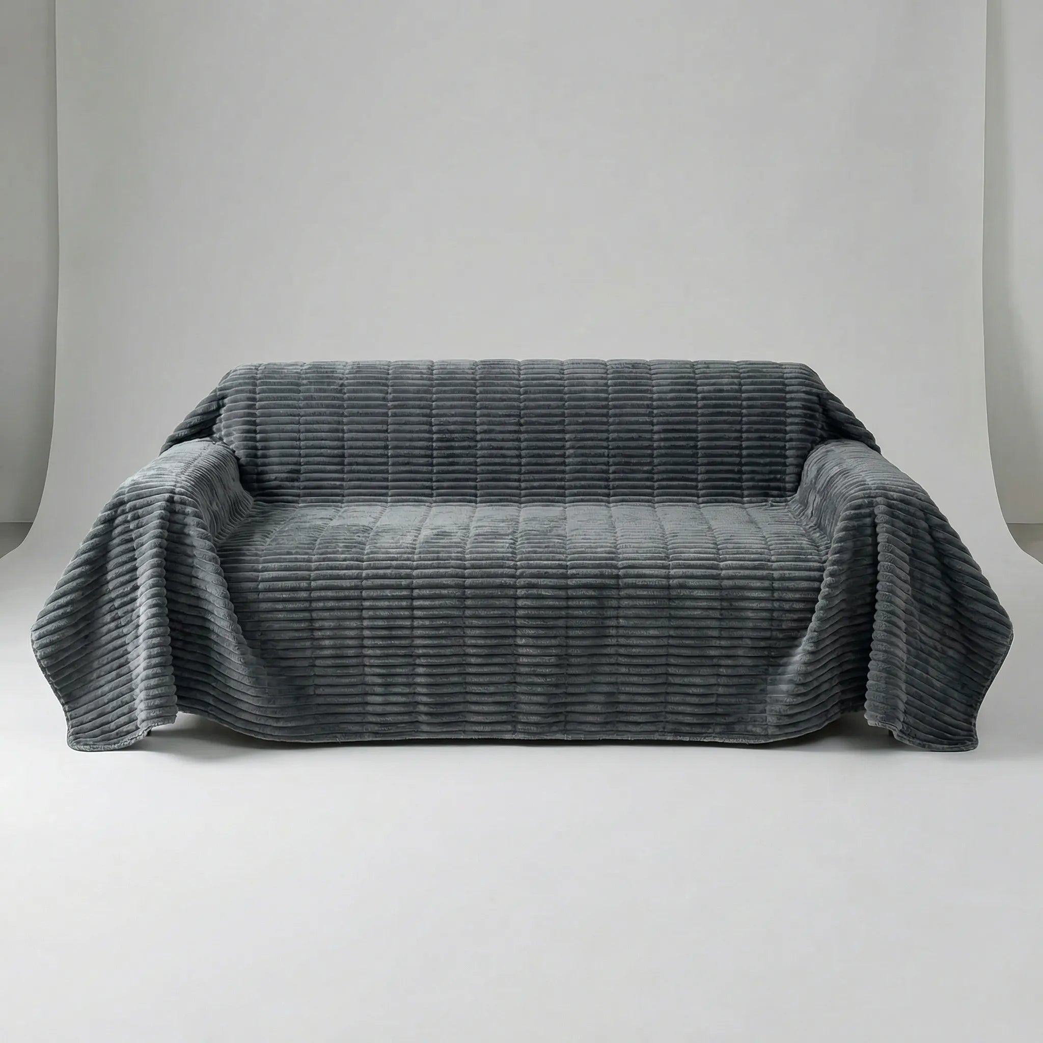 Ribelleve - Ribbed Sofa Throw Cover