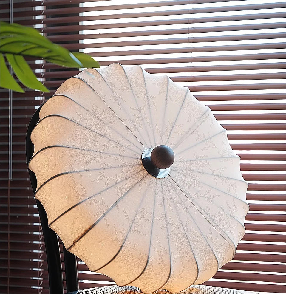 Wood Ceiling Light | Ripple Design Flush Mount Fixture for Bedroom & Living Room | Lologe