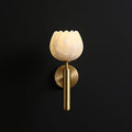 Marble Wall Lamp | Rose Design Modern Wall Light for Bedroom & Hallway | Lologe