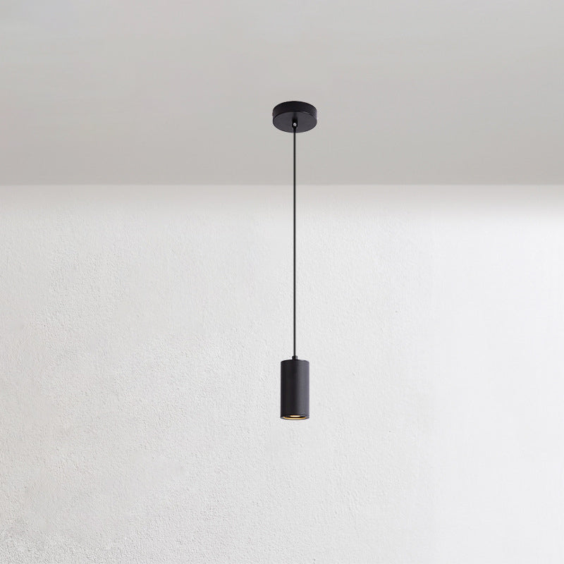 Pendant Light Dining Room | Iron Minimalist Column Design Black Gold Finish | Lologe