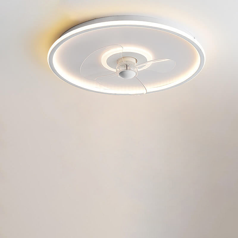 LED Ceiling Fan Light | Minimalist Acrylic Round | Flush Mount | Lologe